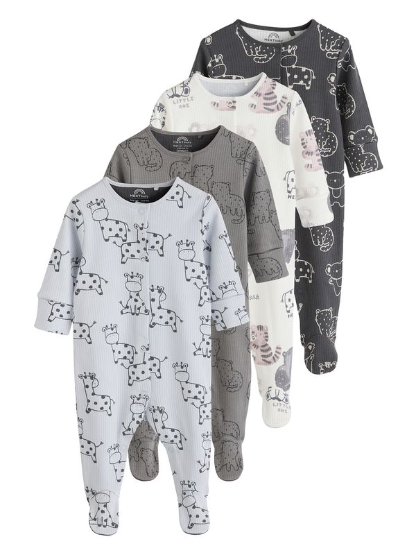 Next Next Pidžama set  siva / bazalt siva / svijetlosiva / crna