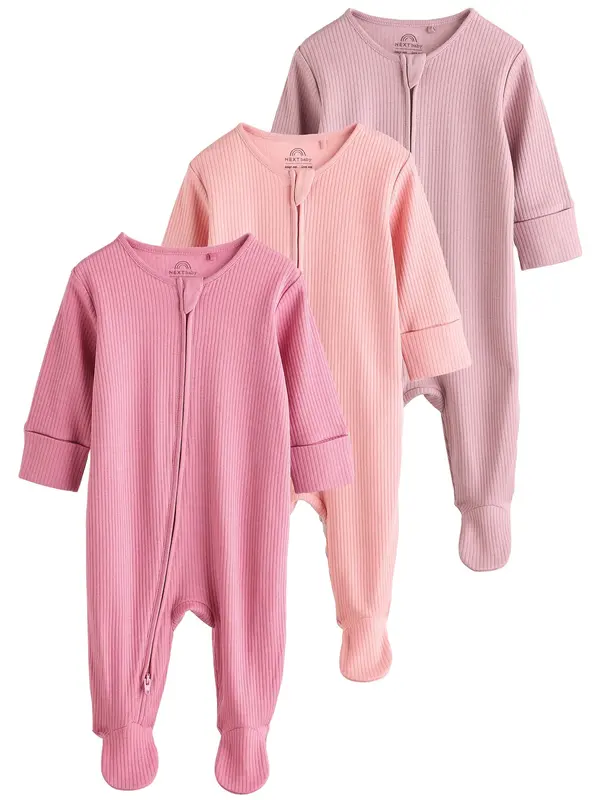 Next Next Pidžama set  sivkasto ljubičasta (mauve) / ružičasta / puder roza
