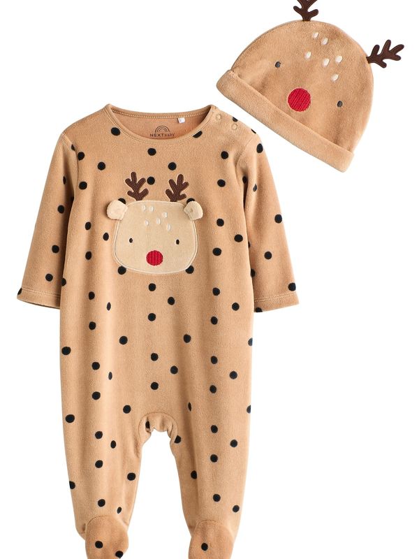 Next Next Pidžama set  smeđa