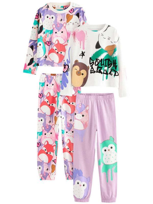 Next Next Pidžama set  svijetloljubičasta / miks boja