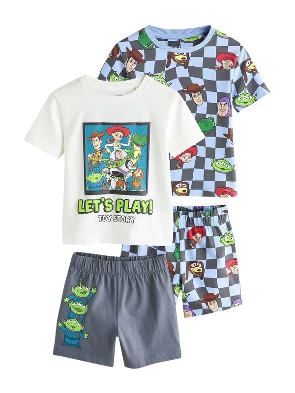 Next Next Pidžama set 'Toy Story'  svijetloplava / siva / svijetlozelena / bijela