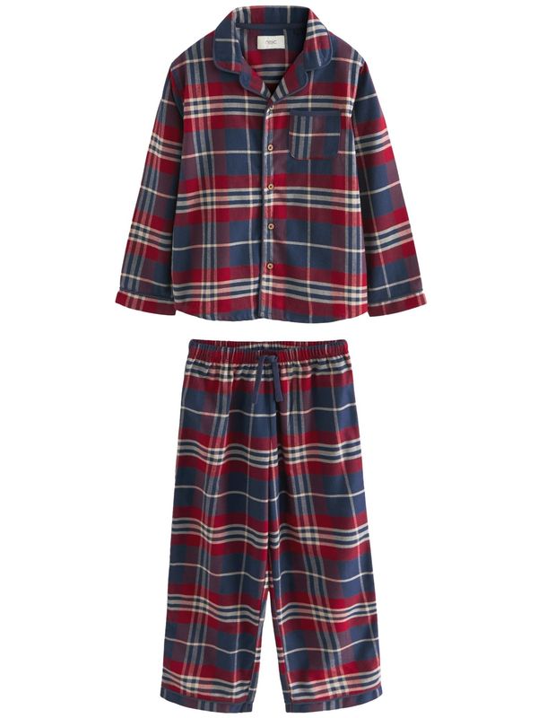 Next Next Pidžama set 'Traddy'  mornarsko plava / crvena / bijela