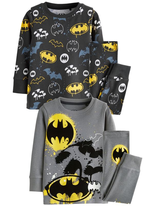 Next Next Pidžama set  žuta / siva / crna