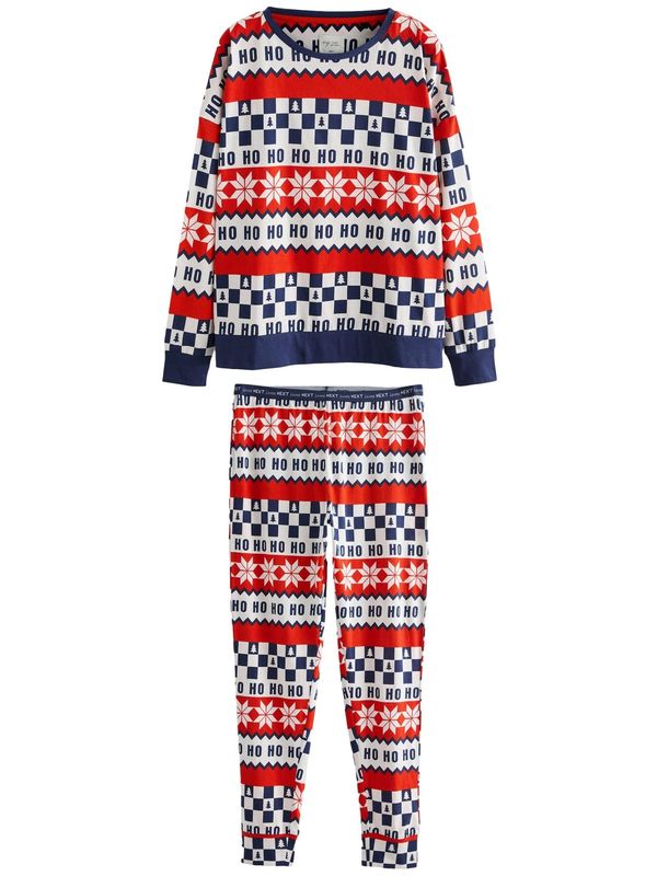 Next Next Pidžama  tamno plava / crvena / crna / bijela