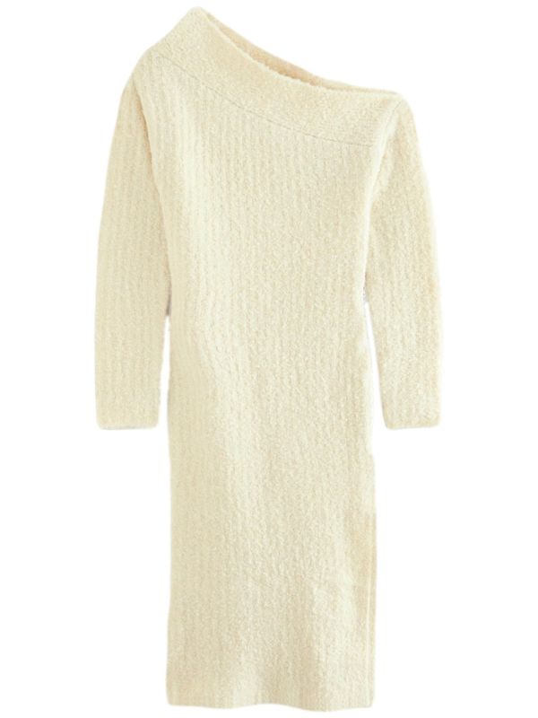 Next Next Pletena haljina  bijela