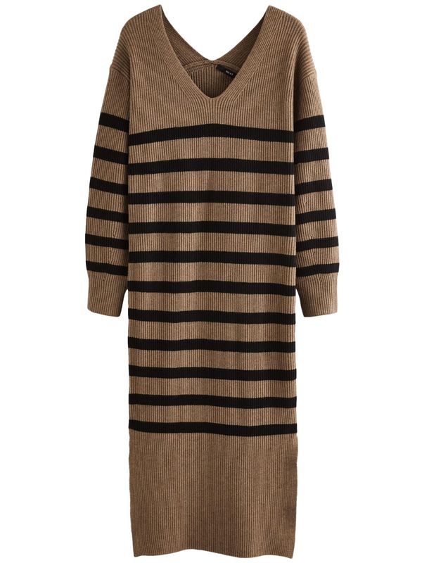 Next Next Pletena haljina  smeđa