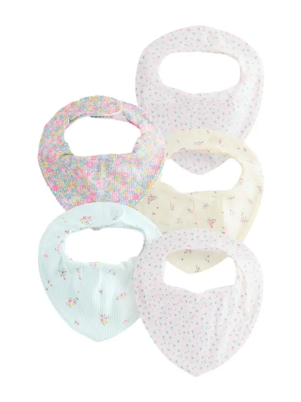 Next Next Podbradak za bebe  pastelno plava / svijetložuta / roza / bijela