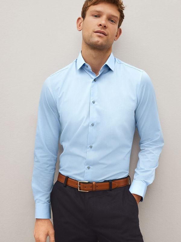 Next Next Poslovna košulja  svijetloplava