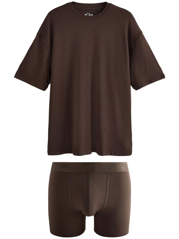 Next Next Potkošulja 'Edit'  čokolada