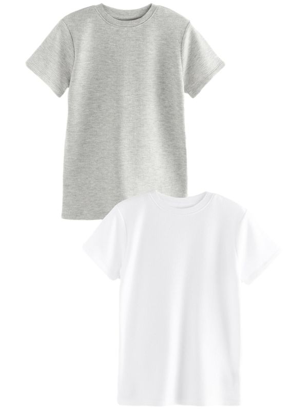 Next Next Potkošulja  siva melange / bijela