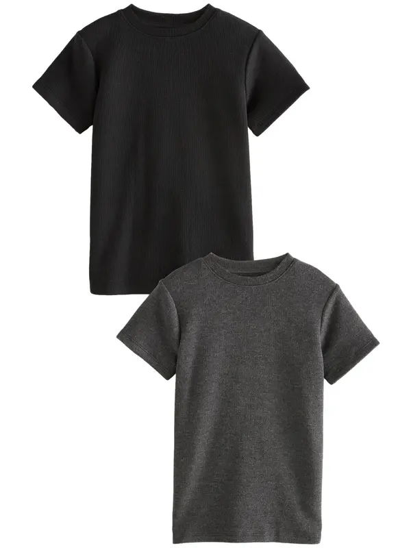 Next Next Potkošulja  siva melange / crna