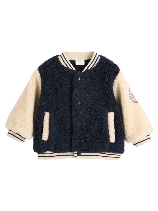 Next Next Prijelazna jakna  bež / mornarsko plava / smeđa / žuta