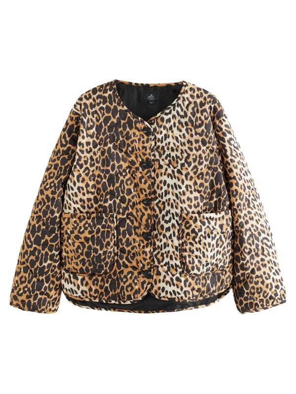 Next Next Prijelazna jakna  boja pijeska / cappuccino / crna