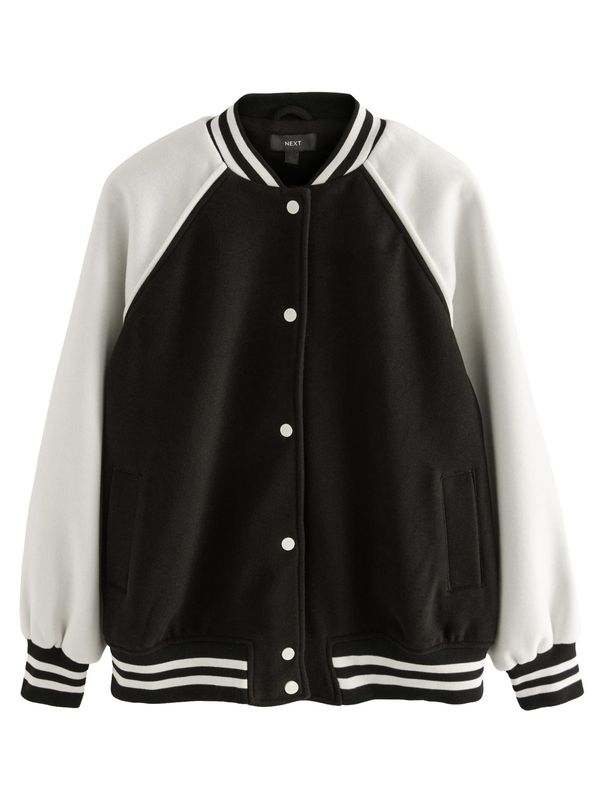 Next Next Prijelazna jakna  crna / bijela