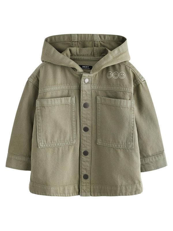 Next Next Prijelazna jakna  maslinasta / bijela