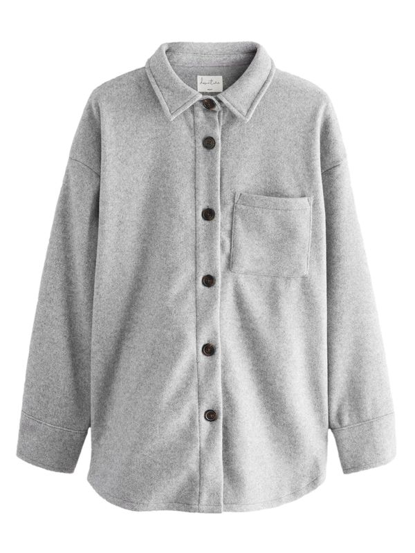 Next Next Prijelazna jakna  siva melange