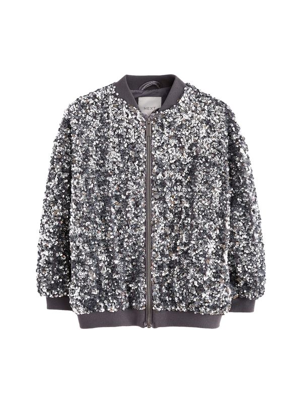 Next Next Prijelazna jakna  siva / srebro