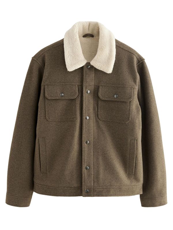 Next Next Prijelazna jakna  smeđa melange