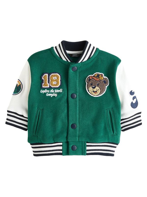 Next Next Prijelazna jakna  smeđa / žuta / tamno zelena / bijela