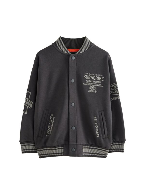 Next Next Prijelazna jakna 'Subscribe'  siva / crna