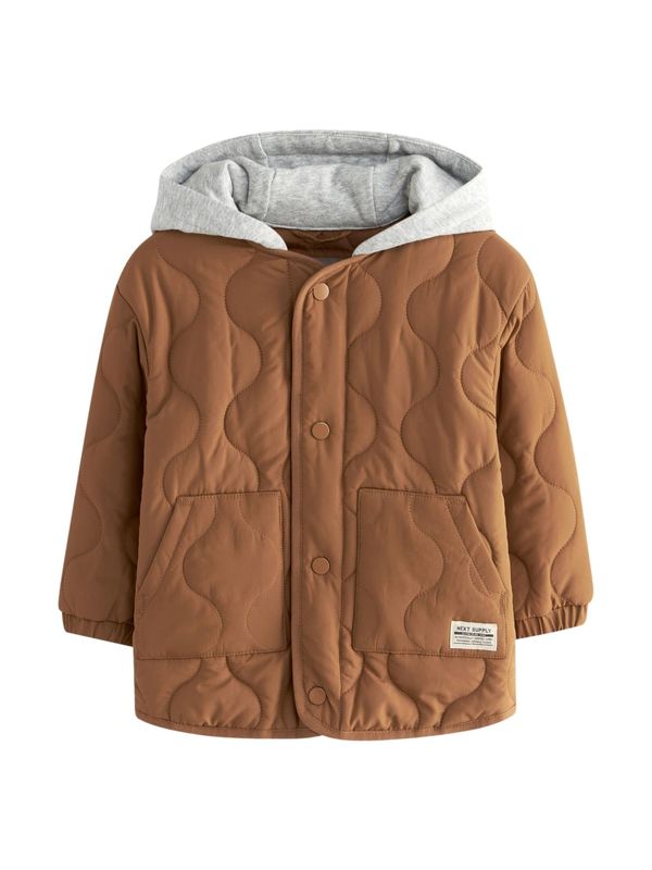 Next Next Prijelazna jakna  svijetlosmeđa / siva