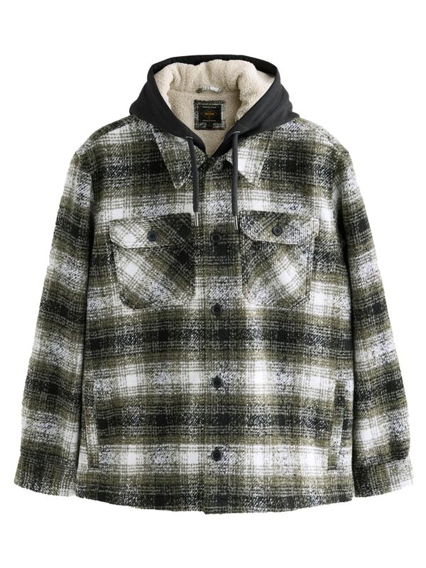 Next Next Prijelazna jakna  tamno zelena / crna / bijela