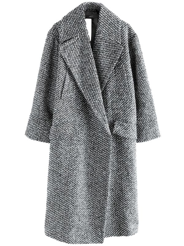 Next Next Prijelazni kaput  siva / crna / bijela