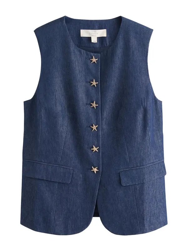 Next Next Prsluk od odijela  indigo