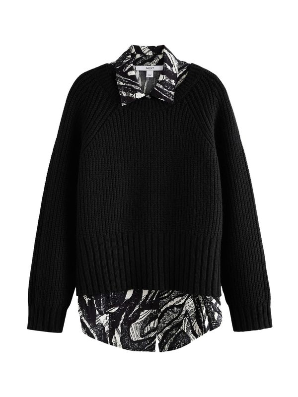 Next Next Pulover  antracit siva / crna