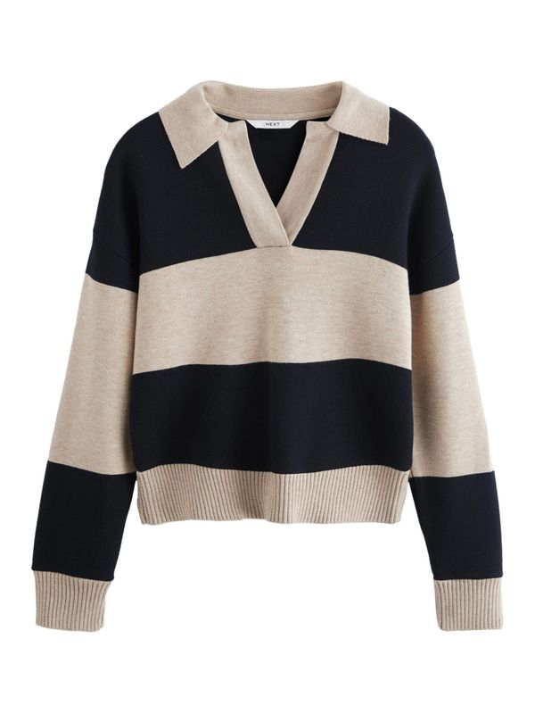 Next Next Pulover  bež / crna
