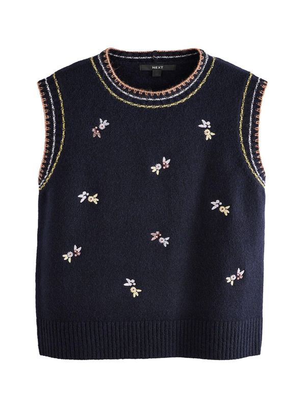 Next Next Pulover  bež / noćno plava