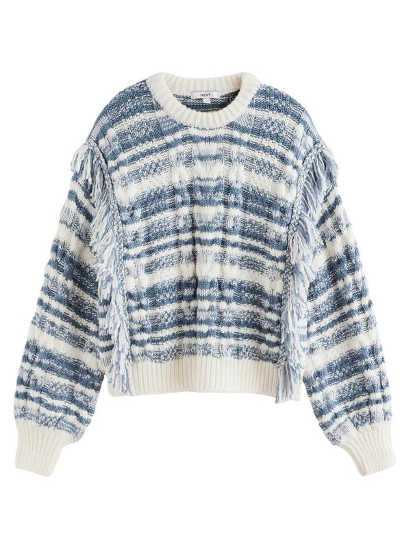 Next Next Pulover  bež / plava