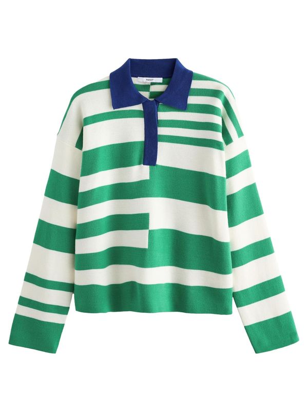 Next Next Pulover  boja pijeska / plava / zelena