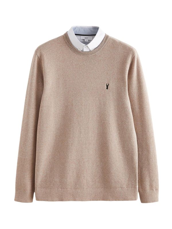 Next Next Pulover  cappuccino / bijela