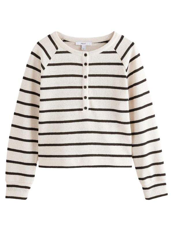 Next Next Pulover  crna / prljavo bijela