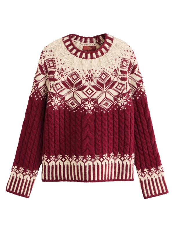 Next Next Pulover  crvena / bijela