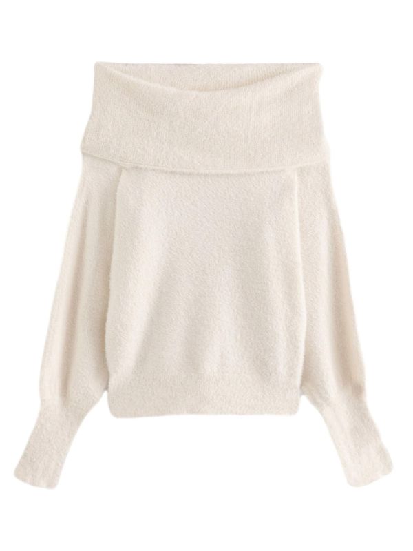 Next Next Pulover  ecru/prljavo bijela