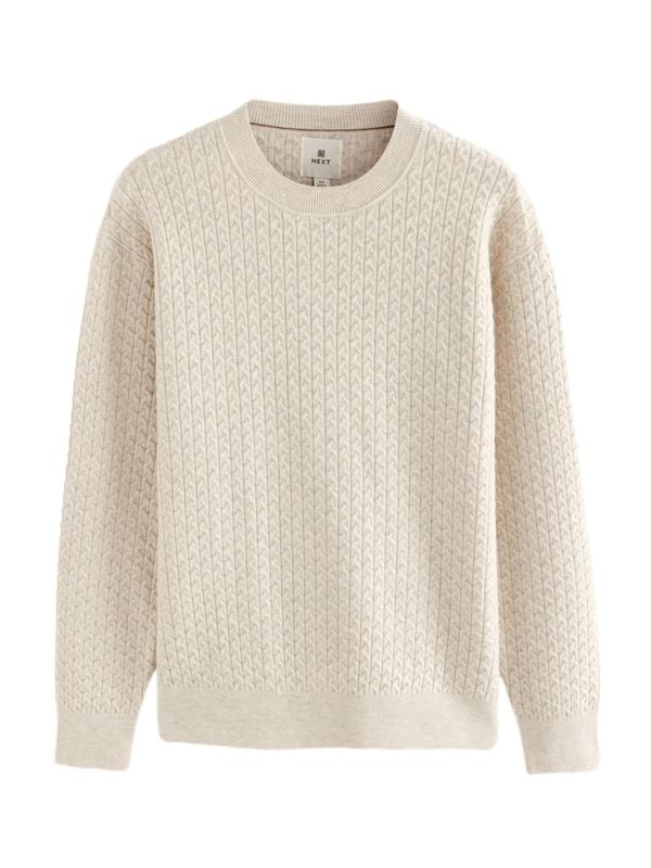 Next Next Pulover  ecru/prljavo bijela