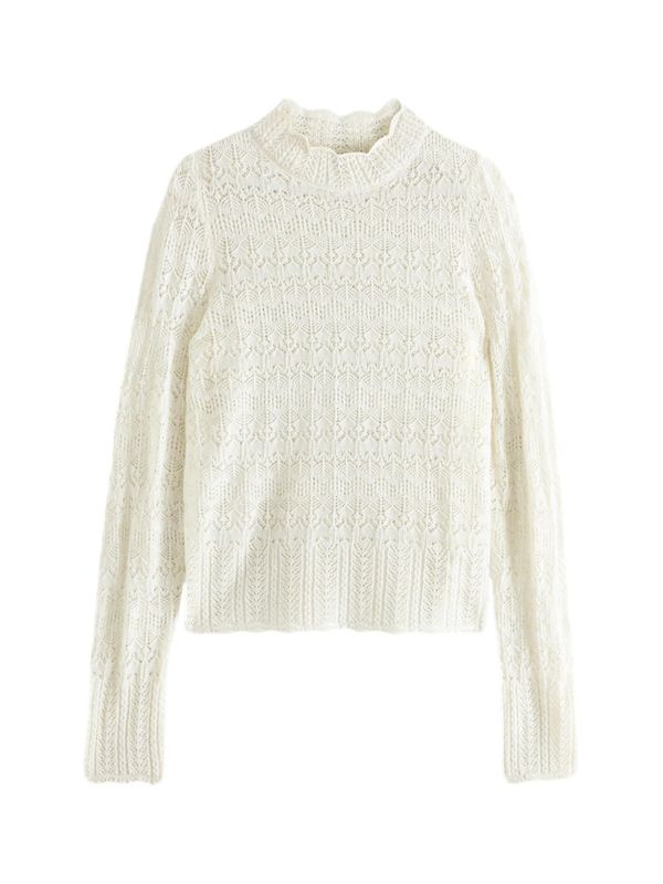 Next Next Pulover  ecru/prljavo bijela