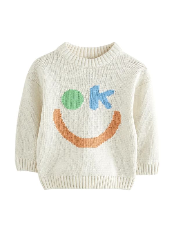 Next Next Pulover  ecru/prljavo bijela / svijetloplava / svijetlosmeđa / menta