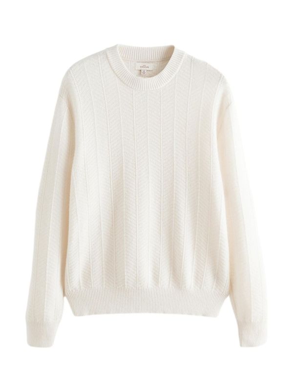 Next Next Pulover  ecru/prljavo bijela / vuneno bijela