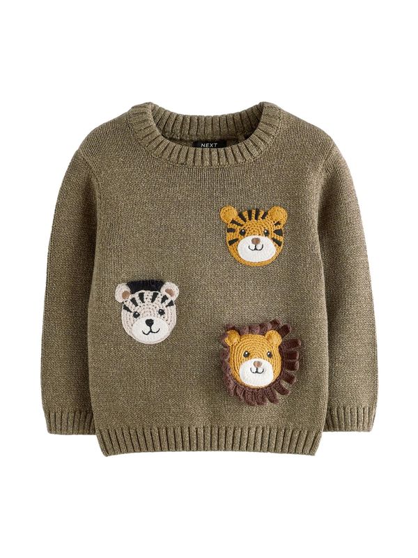 Next Next Pulover  kaki / miks boja