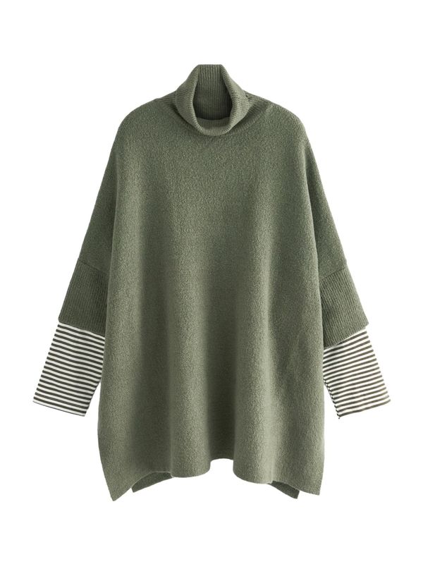 Next Next Pulover  kaki