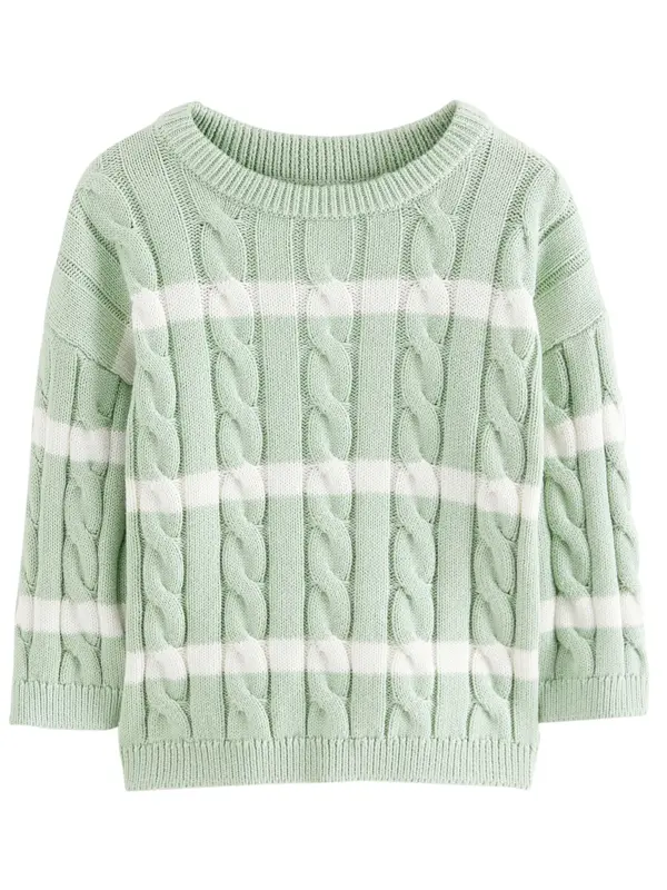 Next Next Pulover  menta / bijela