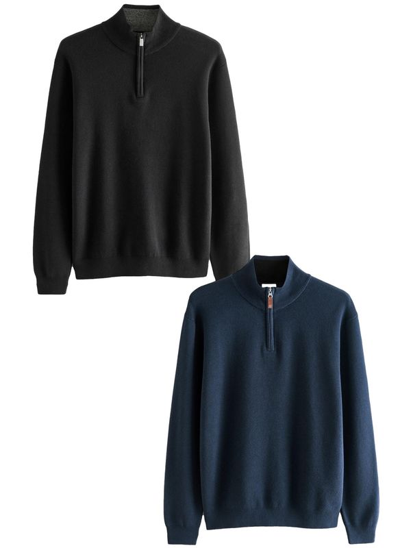 Next Next Pulover  mornarsko plava / crna