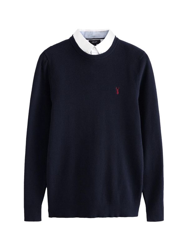 Next Next Pulover  mornarsko plava / crvena