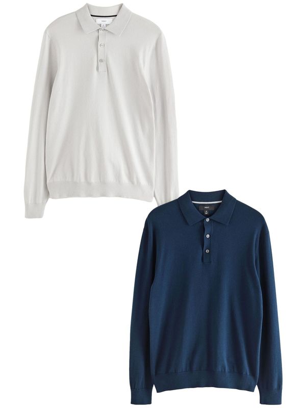 Next Next Pulover  mornarsko plava / svijetlosiva