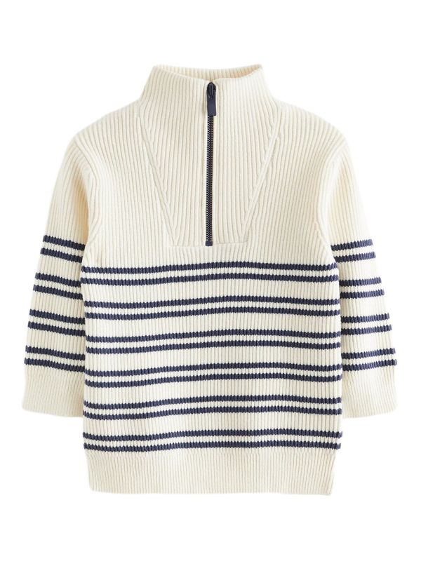 Next Next Pulover  mornarsko plava / vuneno bijela