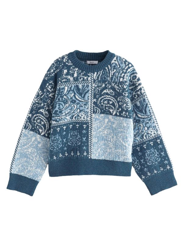 Next Next Pulover  morsko plava / svijetloplava / bijela