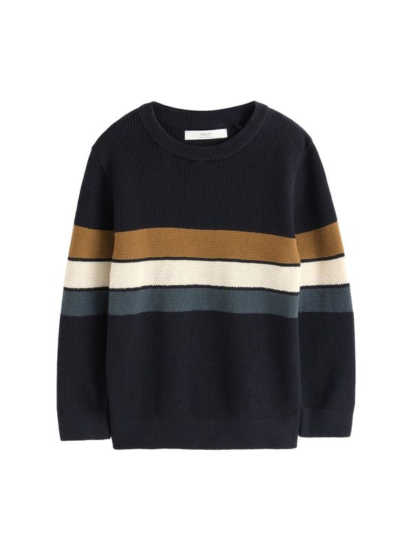 Next Next Pulover  noćno plava / golublje plava / karamela / bijela